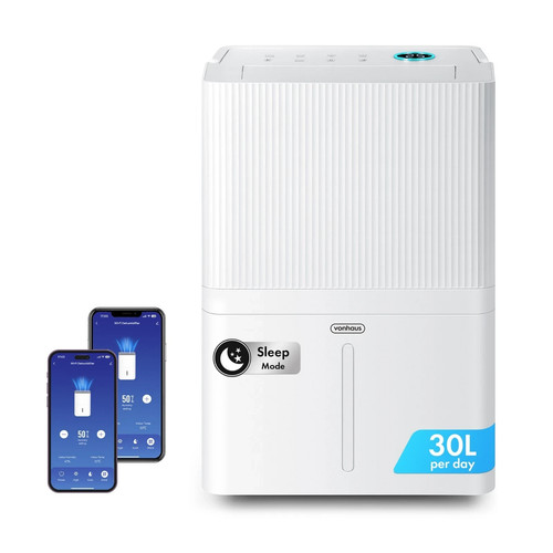 Vonhaus dehumidifier 30l - dehumidifier, 30l/day