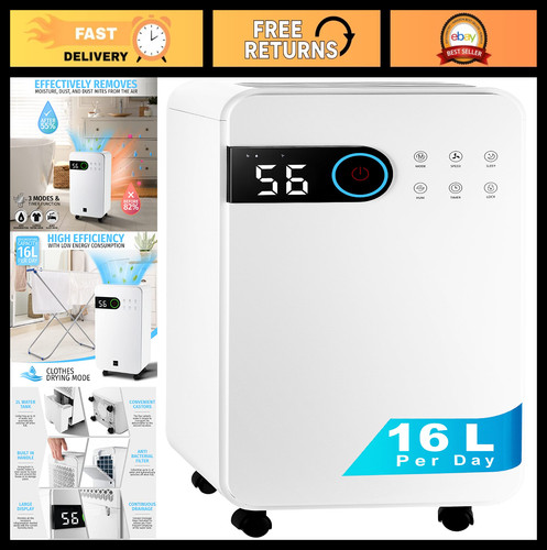 16l dehumidifier for home - 16l,