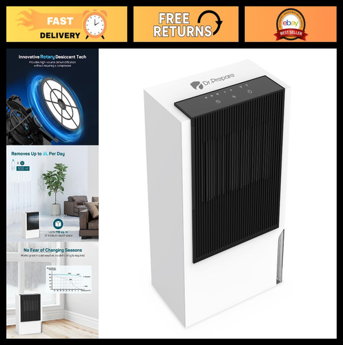 Ultra quiet dehumidifier - 3l,
