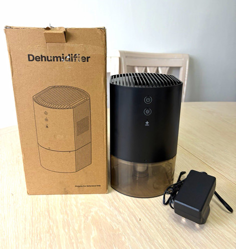 Mini black dehumidifier - dehumidifier, 1.6l