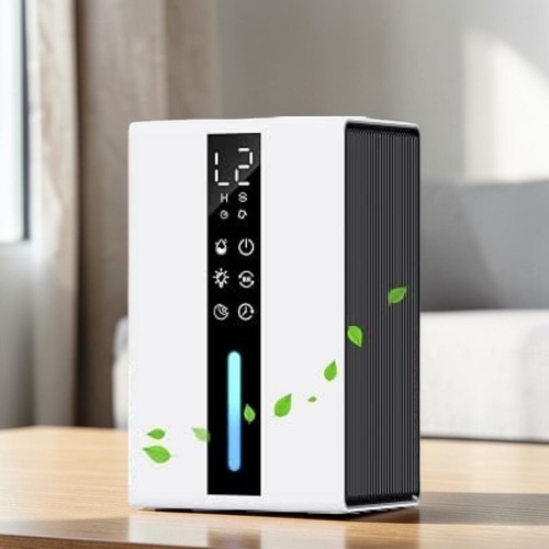White portable dehumidifier - portable,