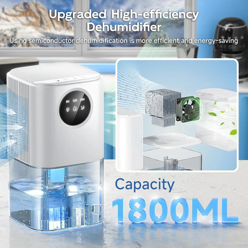 Dehumidifier white for home - white,
