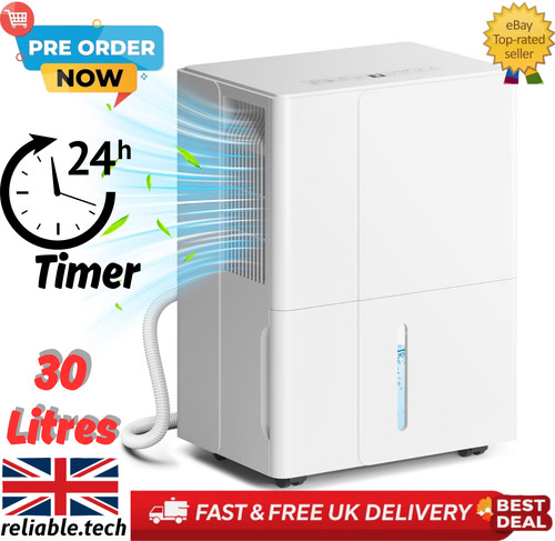 Homcom 30l dehumidifier - dehumidifier, with