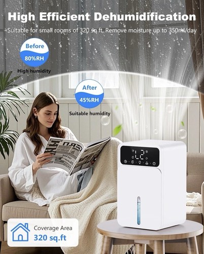 Dehumidifier for home - dehumidifier, 1500ml