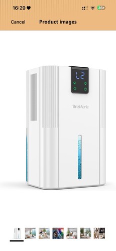 Dehumidifier for home - 2.8l, and